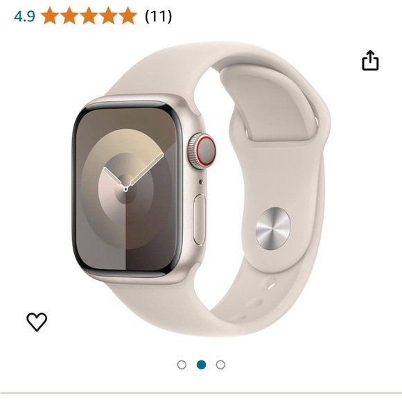 White Apple Watch Sport Band - Picture 3 of 3